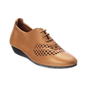 Arche Onybye Leather Flat, Black